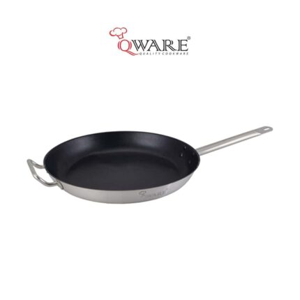 QWARE Sandwich Bottom Non-stick Frying Pan (Helper Handle)