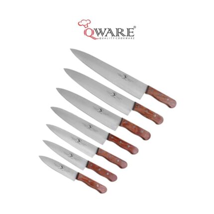 QWARE Wooden Handle Beef Knife