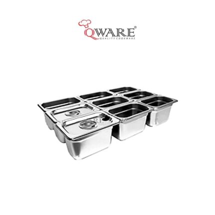 QWARE Stainless Steel 1/9 Size GN Pan