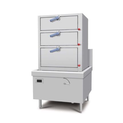 Induction 3 Deck Steamer - FT-14