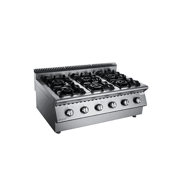 FURNOTEL X SERIES 6-BURNER GAS RANGE