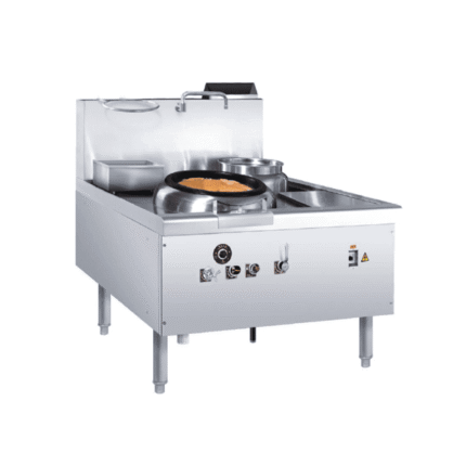 NEWWAY GAS CHINESE WOK RANGE SINGLE RING WITH SINGLE REAR POT