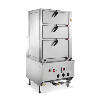 NEWWAY 3 DECK STEAM CABINET (GAS OPERATED)