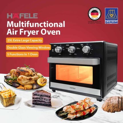 HAFELE Air Fryer Oven / Turbo Convection / 25Litre Large Capacity / 1500W /