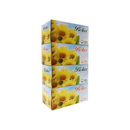 BELUX Facial Tissue Box (200's x 4 Boxes x 10 Packets)