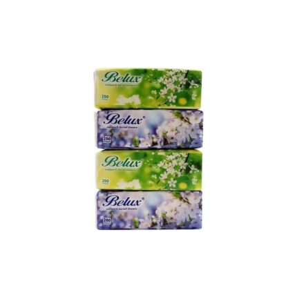 BELUX Facial Tissue Soft Pack (200's x 4 Packs x 12 Packets)