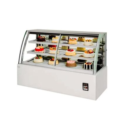European Front Sliding Door 3 Layers Cake Display Chiller