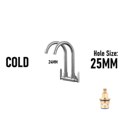 Kitchen Sink Faucet Cold Water Tap (Model: 7738)