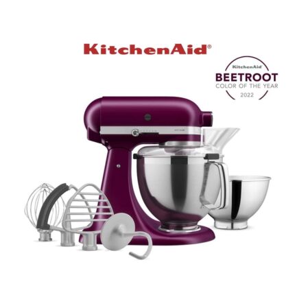 KITCHENAID 4.8L Artisan Tilt Head Stand Mixer 5KSM195PSGBE (Beetroot)