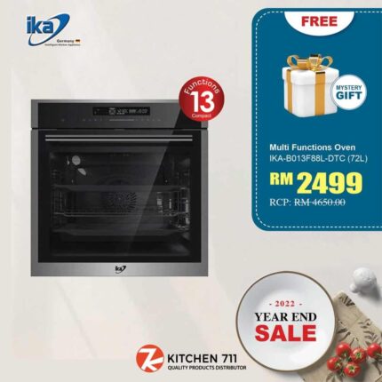 YEAR END SALES IKA Built In Oven IKA-BO13F88L-DTC (72L) 13 Functions + Gift