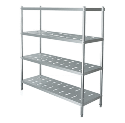 FRESH 4 Tiers Perforated Rack FSR1800-4WH